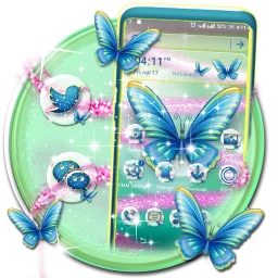 Biểu tượng Butterfly Glitter Theme